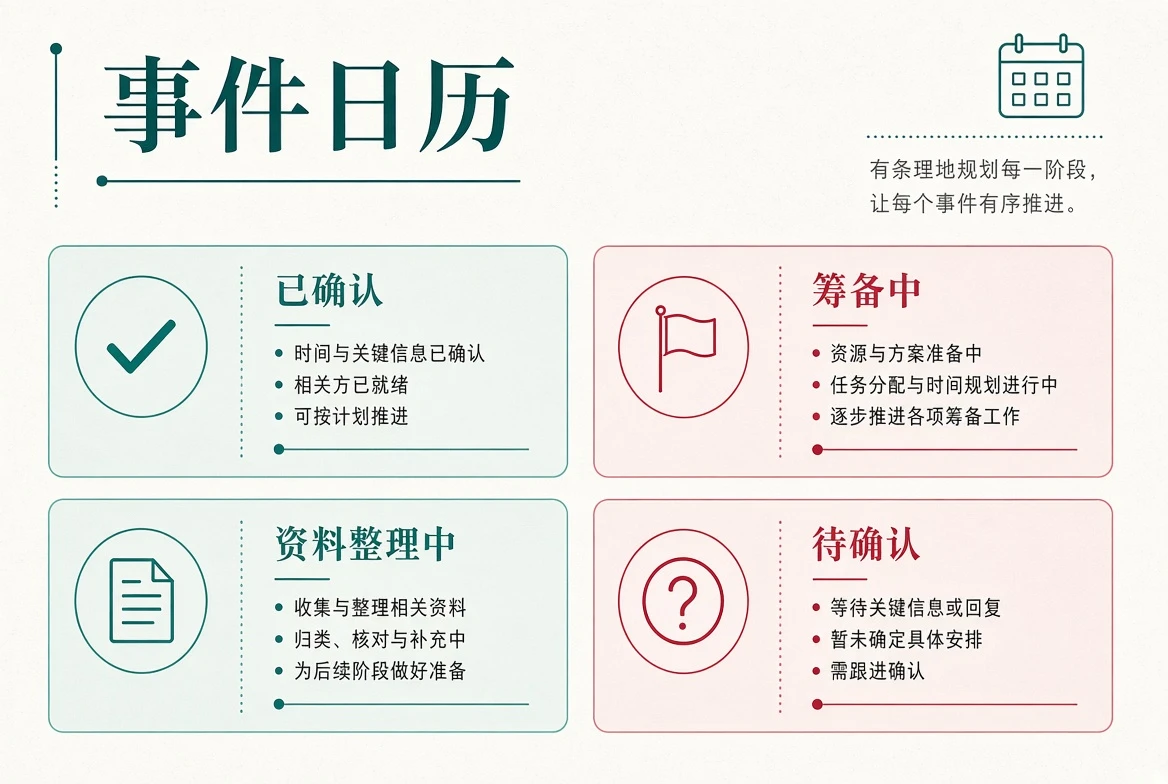 事件日历